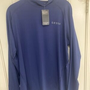 Tesla Gear 2XL Blue Long Sleeve Performance Training Shirt     575‎